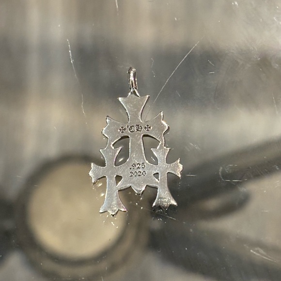 Chrome Heart Triple Cross small Pendant only Authentic - Picture 6 of 15
